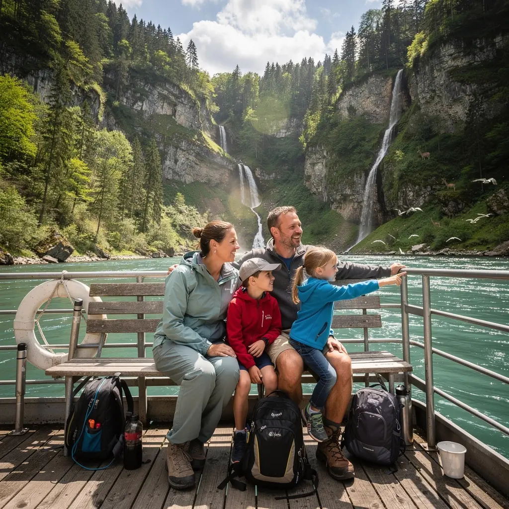 A vibrant market scene in a Slovakian village showcasing local crafts and foods.